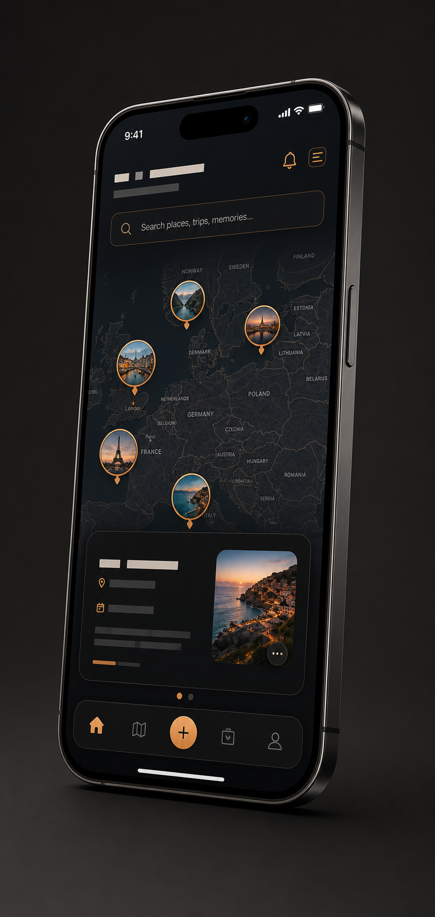 Crestora app screenshot placeholder
